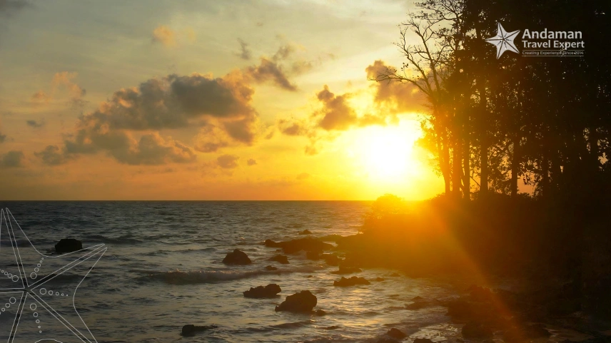 Sunrise at Sitapur Beach, Neil Island